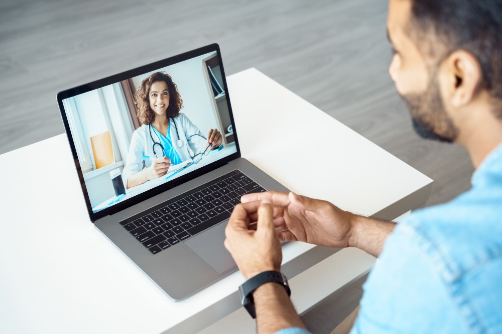 Telemedizinsche-Sprechstunde