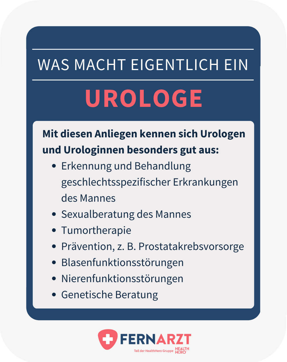 Was macht ein Urologe? Aufgabengebiete von Urologen und Urologinnen.