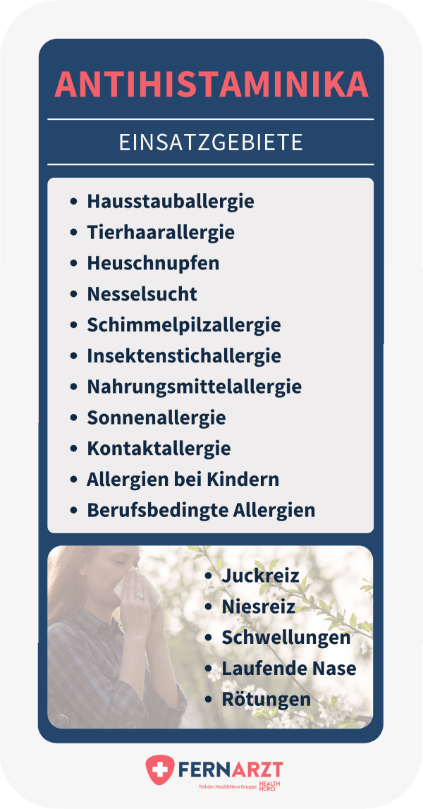 Bei welchen Allergien können Antihistaminika helfen?