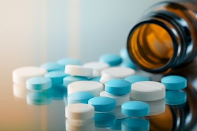 Medikamente, Arzneimittel und Tabletten.