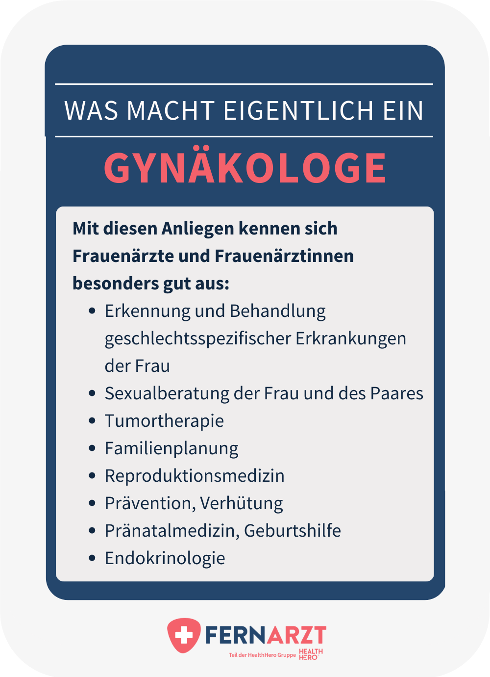 Was macht ein Gynäkologe? Aufgabengebiete von Frauenärzten und Frauenärztinnen.